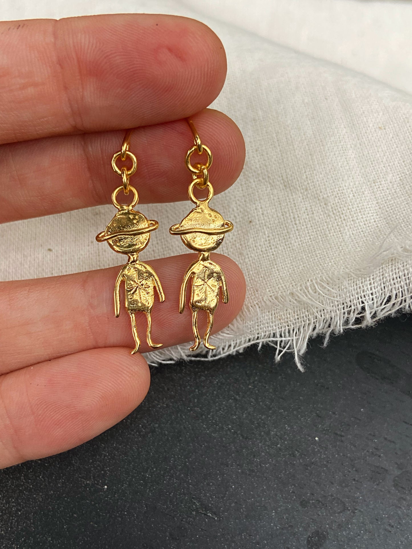 COSMO MAN earrings ✧ GOLD