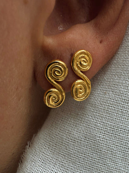 ECHO EARRINGS GOLD