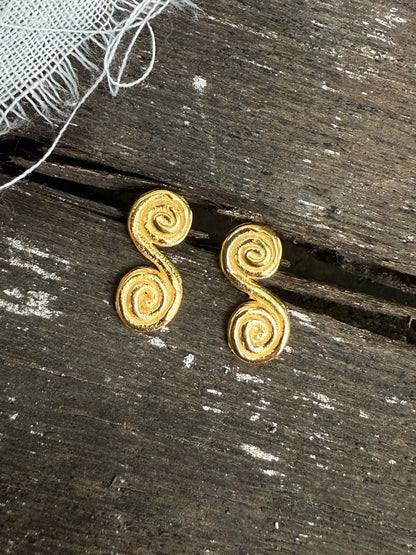 ECHO EARRINGS GOLD