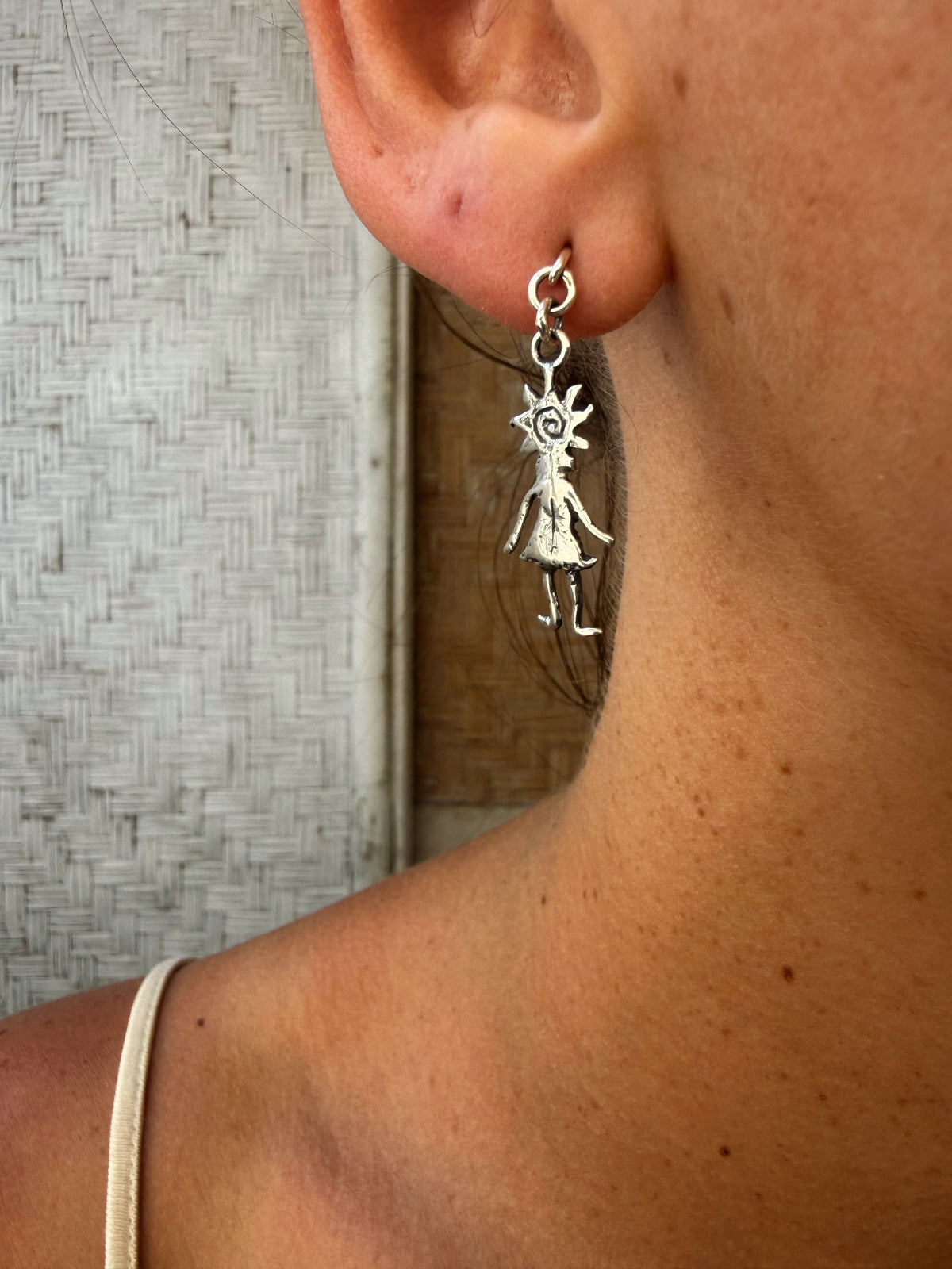 Sun girl earrings