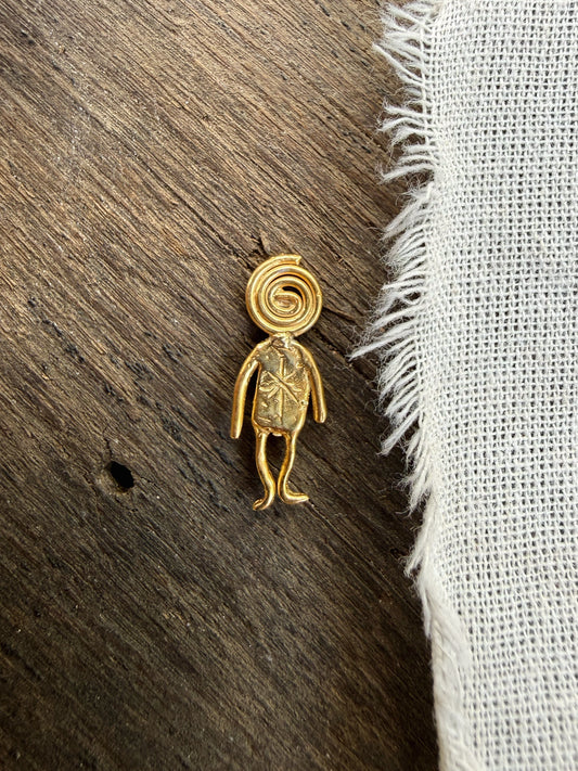 DIZZY MAN STUD GOLD