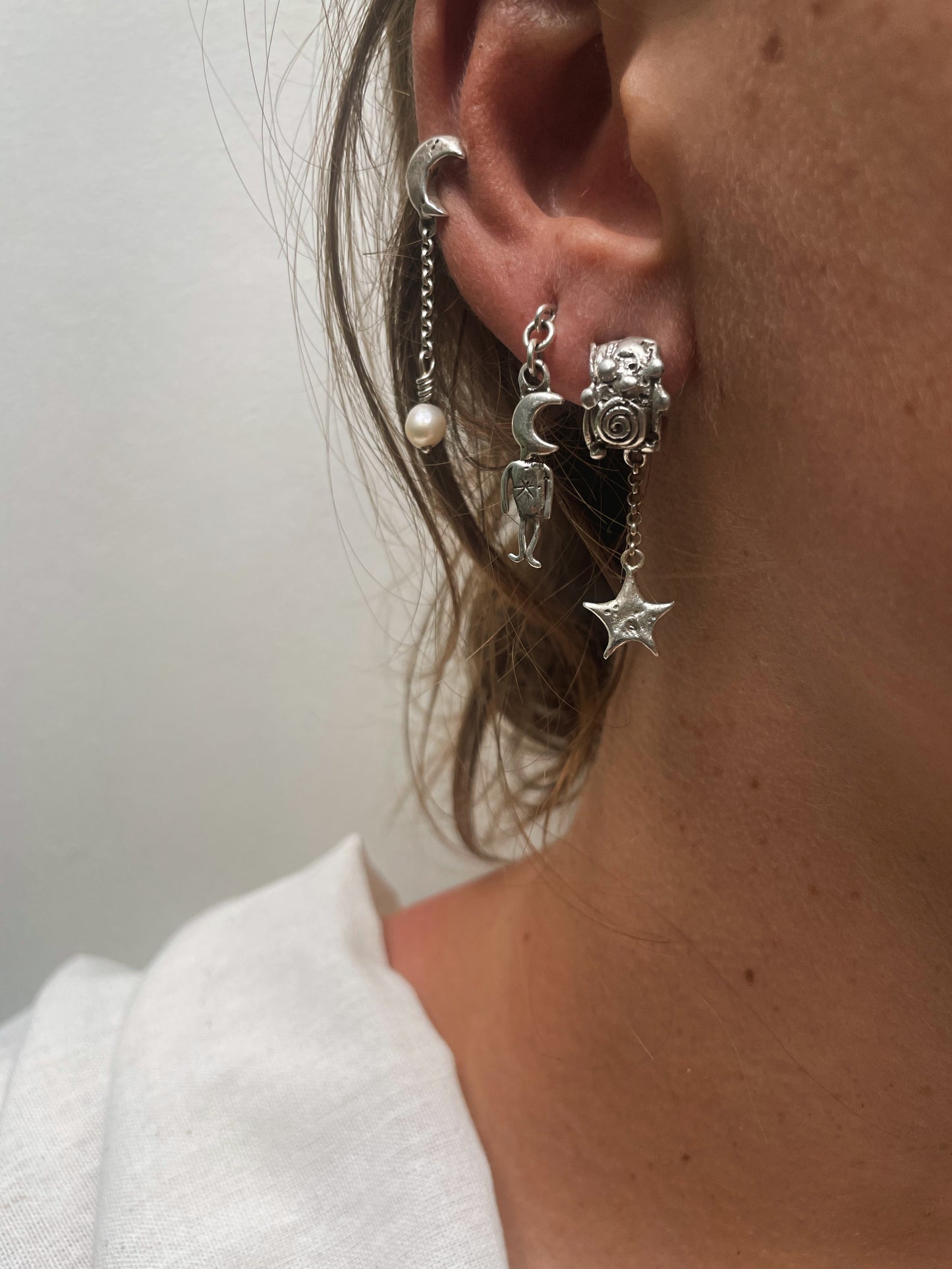 MOON MAN earrings
