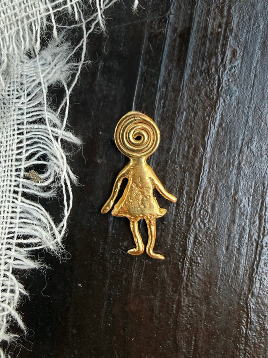 DIZZY GIRL STUD GOLD